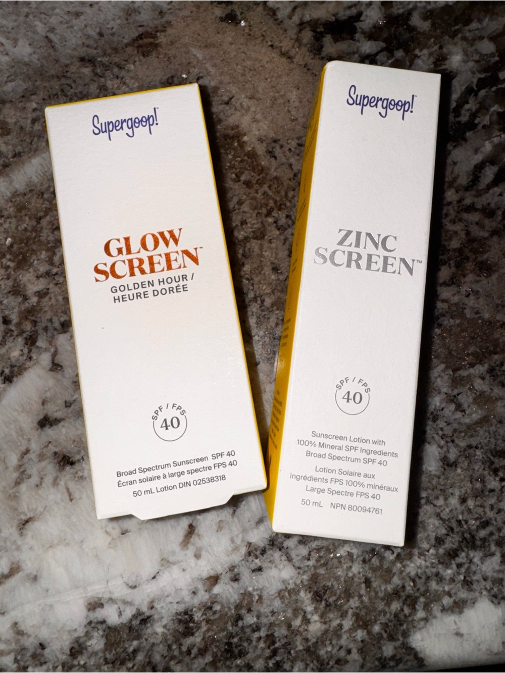 Supergoop! Glow Screen & Zinc Screen BOTH BRAND NEW